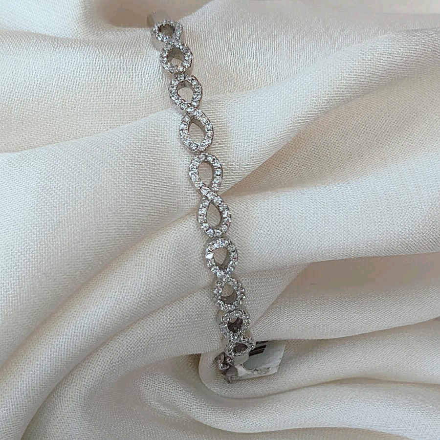 Infinity Silver Bracelet 